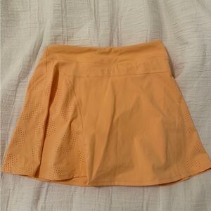 Peach A-Line Skirt